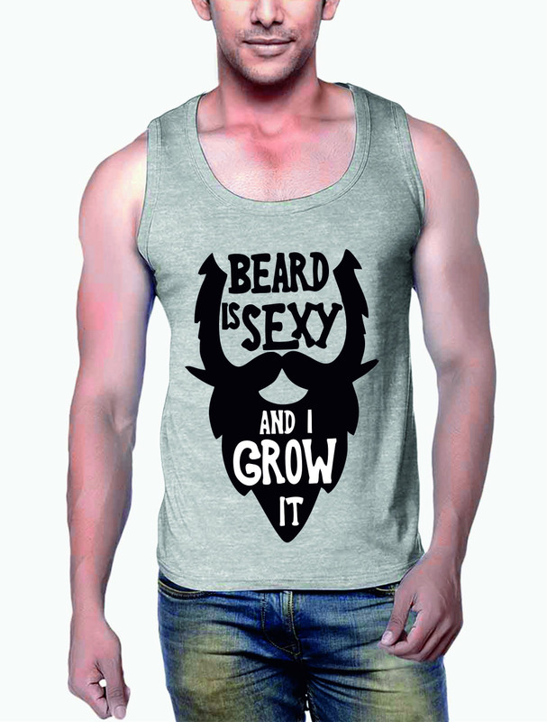 Elepants Graphic Print Men Scoop Neck Grey T-Shirt Elepants Graphic Print Men Scoop Neck Grey T-Shirt