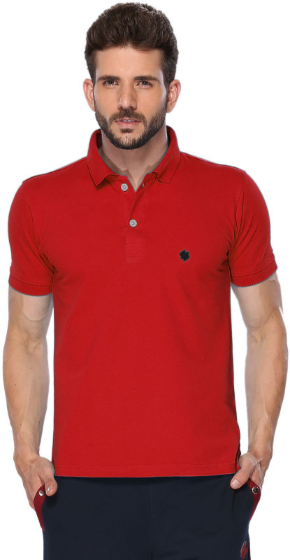 ONN Solid Men Polo Neck Red T-Shirt ONN Solid Men Polo Neck Red T-Shirt