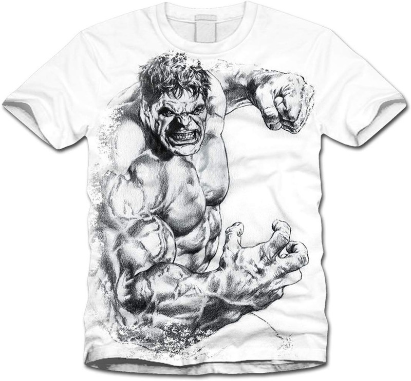 Super Drool Graphic Print Men Round Neck White T-Shirt