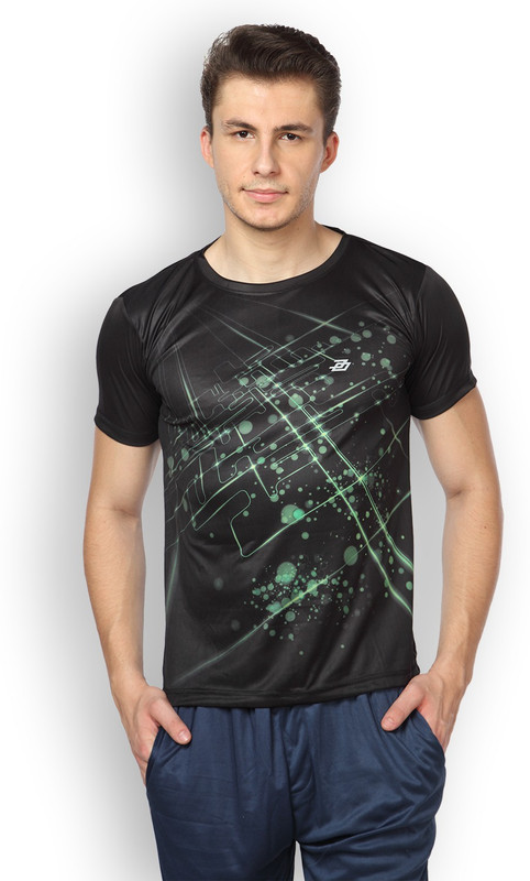 DIFFERENCE OF OPINION Graphic Print Men Round Neck Black T-Shirt