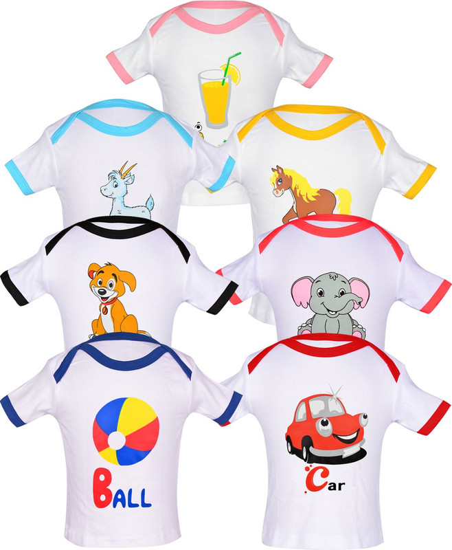 Gkidz Boys Printed Cotton T Shirt(Multicolor, Pack of 7) RS.599 (71.00% Off) - Flipkart