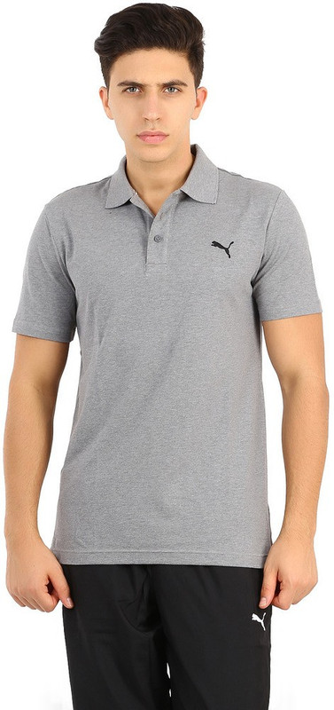 Puma Solid Men Polo Neck T-Shirt