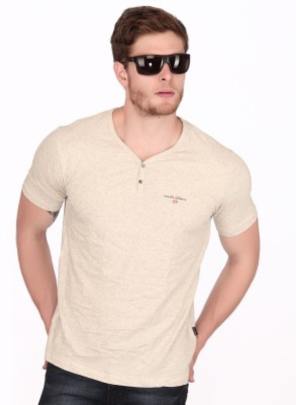 Fritzberg Printed Men Round Neck White T-Shirt