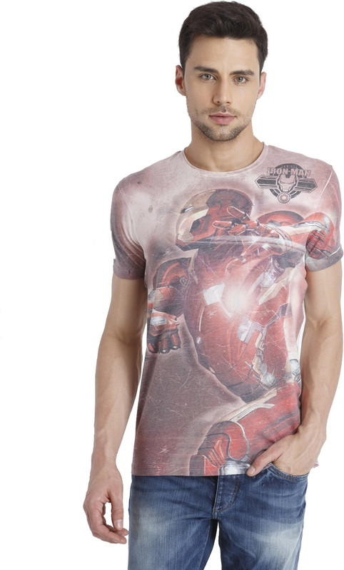 Jack & Jones Printed Men Round Neck Multicolor T-Shirt