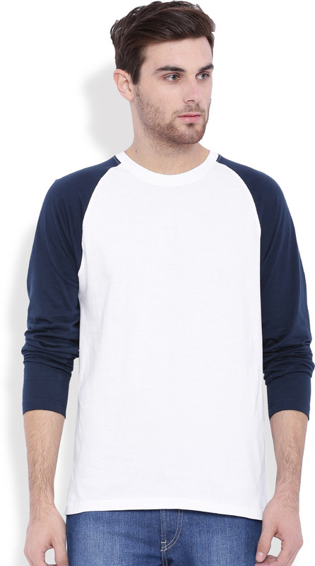DIFFERENCE OF OPINION Solid Men Round Neck White T-Shirt