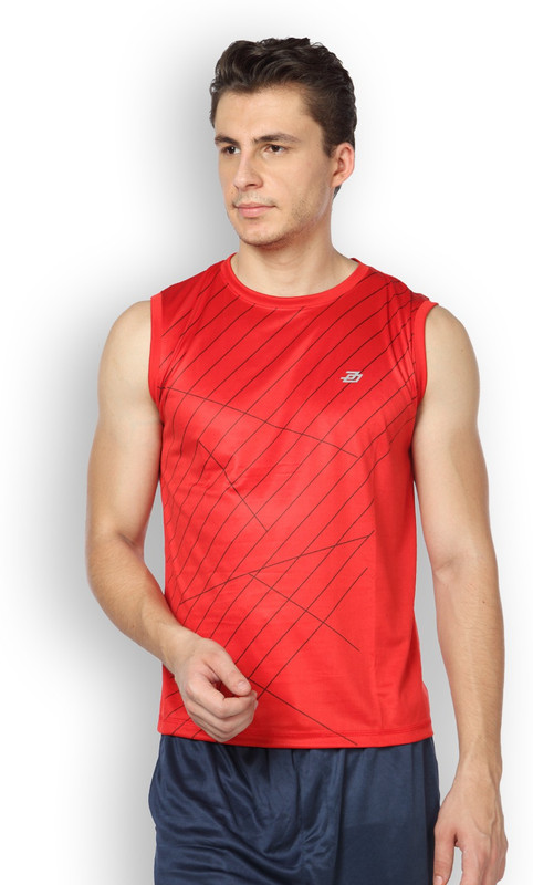 DIFFERENCE OF OPINION Graphic Print Men Round Neck Red T-Shirt