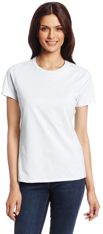 Espresso Casual Short Sleeve Solid Women White Top