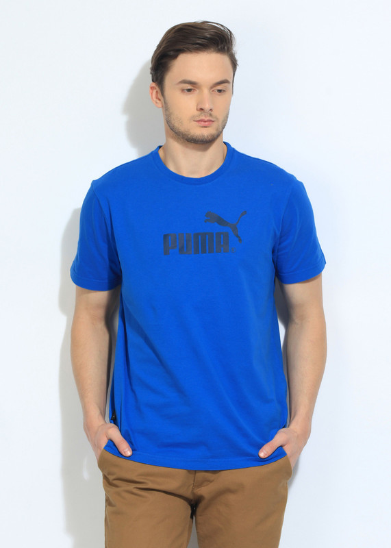 Puma Solid Men Round Neck T-Shirt