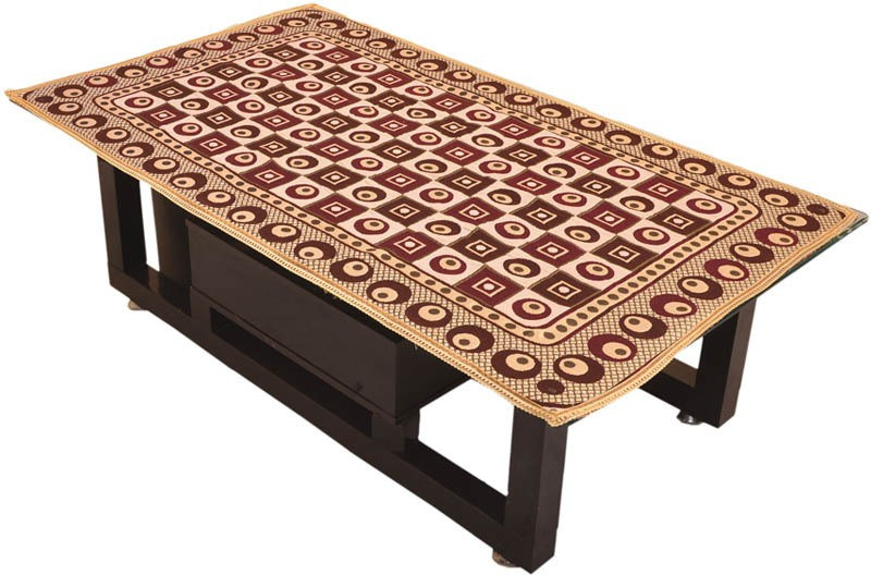 Zesture Geometric 4 Seater Table Cover(Multicolor, Polyester) RS.199 (73.00% Off) - Flipkart