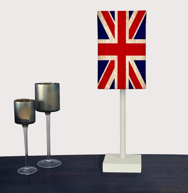 Nutcase Union Jack British Flag - Vintage Table Lamp(51.5 cm, Multicolor)