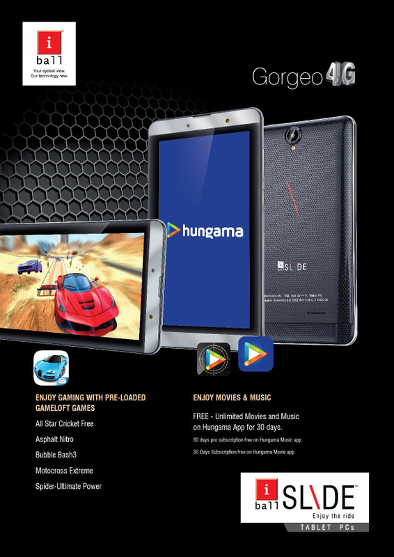 iBall Gorgeo4G 8 GB 7.0 inch with Wi-Fi+4G Tablet (Black Silver) iBall Gorgeo4G 8 GB 7.0 inch with Wi-Fi+4G Tablet (Black Silver)