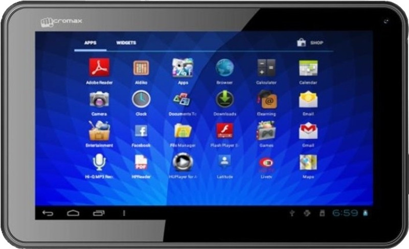 Micromax Funbook P256 Tablet Micromax Funbook P256 Tablet