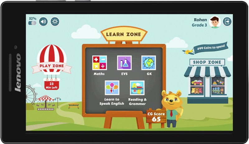 Lenovo CG Slate Grade 3-5 8 GB 7 inch with Wi-Fi Only Tablet (Ebony)