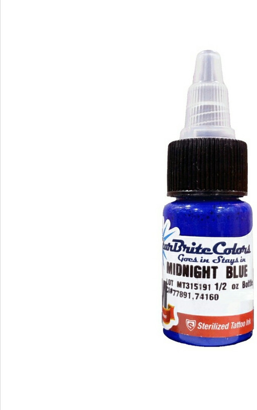mumbai tattoo MIDNIGHT BLUE Tattoo Ink(Blue 15 ml)