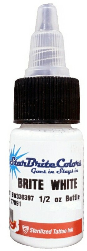 mumbai tattoo BRITE WHITE Tattoo Ink(White 15 ml)