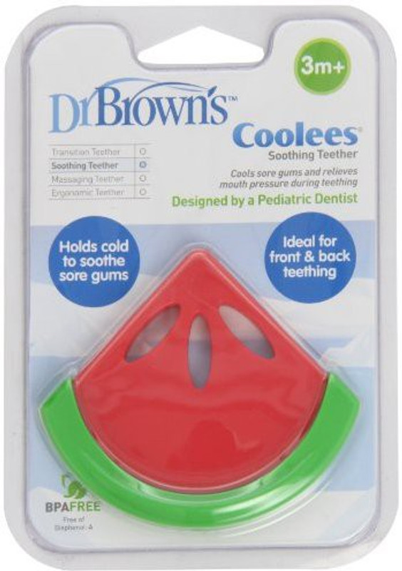 Dr. Brown's Coolees Teether(Red, Green) Dr. Brown's Coolees Teether(Red, Green)