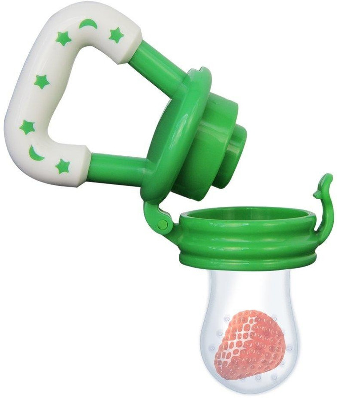 Baby's Clubb Fruit Nibbler Teether(White, Green) Baby's Clubb Fruit Nibbler Teether(White, Green)