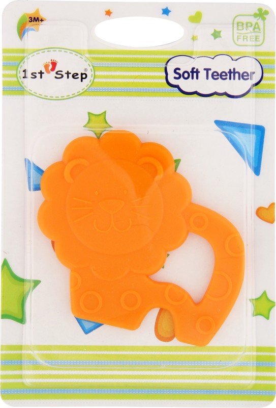 1st Step Soft Teether Teether(Orange)