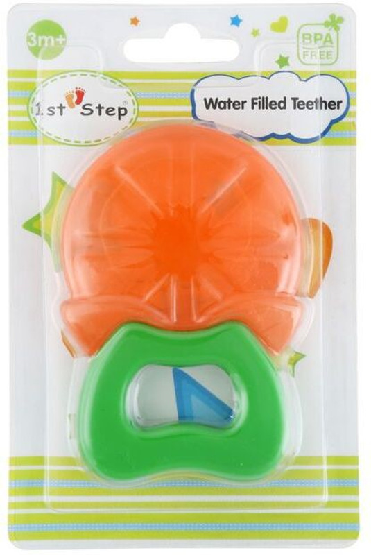1st Step Hard & Soft Teether Teether(Orange) 1st Step Hard & Soft Teether Teether(Orange)