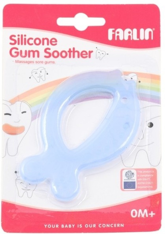 Farlin Silicone Gum Soother Soother(Blue)