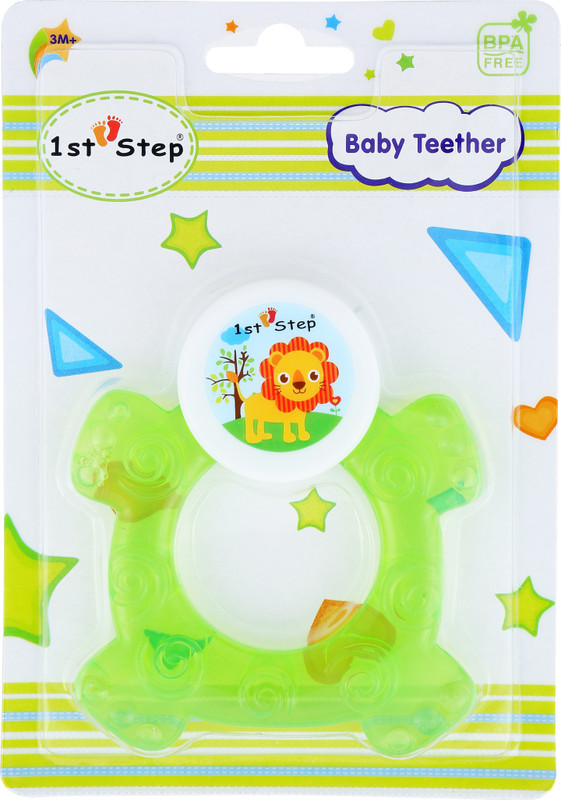 1st Step Baby Teether Teether(Green, White) 1st Step Baby Teether Teether(Green, White)