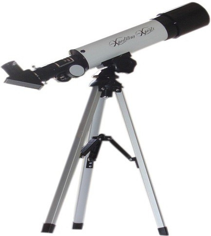 Protos 90X Xpedition Xperts 50360 50mm Silver Land and Sky Reflecting Telescope(Manual Tracking)