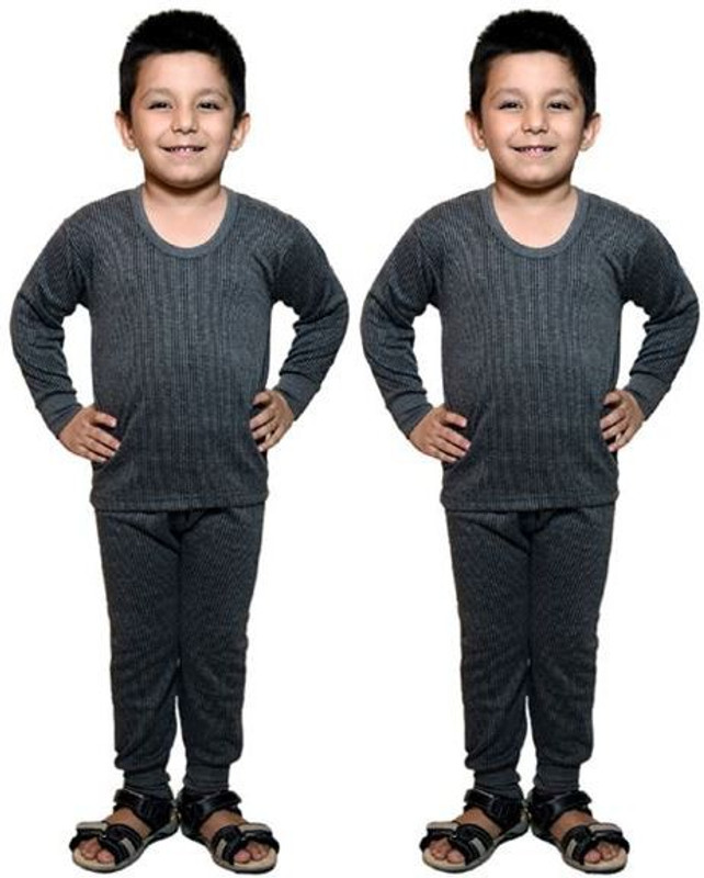 Bodysense Top - Pyjama Set For Boys(Black)