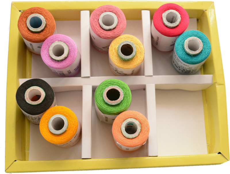 udhayam Multicolor Thread(500 m Pack of10)