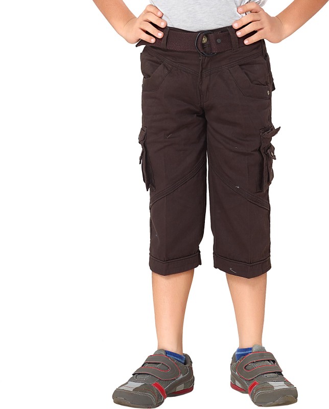Heroes & Hunks Three Fourth For Boys(Brown) RS.650 (67.00% Off) - Flipkart