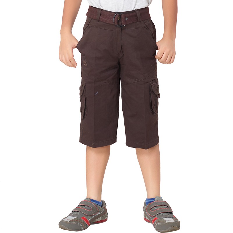 Heroes & Hunks Three Fourth For Boys(Brown) RS.650 (67.00% Off) - Flipkart