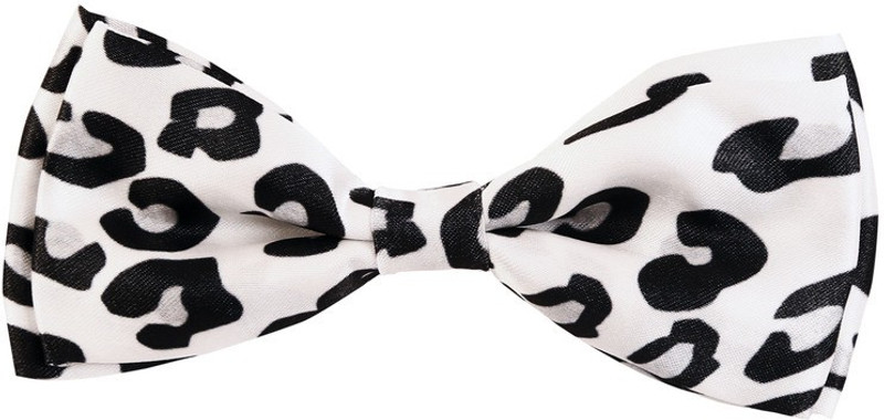 Blacksmith Leopard Whitedesign Bow Animal Print Men Tie Blacksmith Leopard Whitedesign Bow Animal Print Men Tie