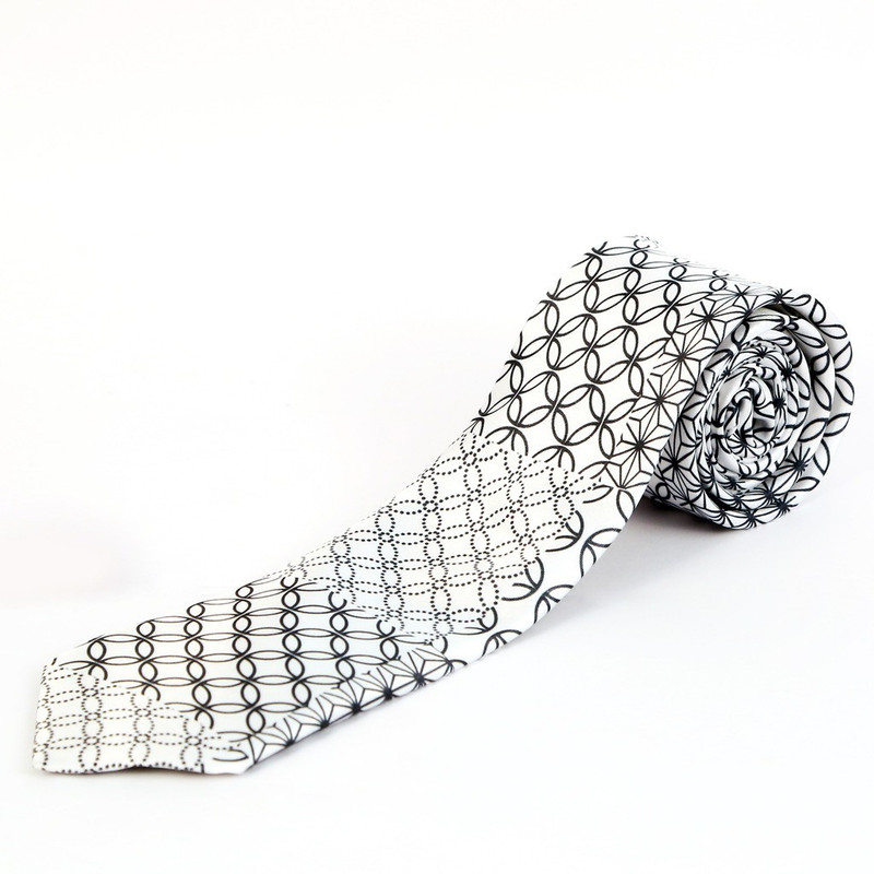 Blacksmith Japanese Circles Design Graphic Print Men Tie Blacksmith Japanese Circles Design Graphic Print Men Tie
