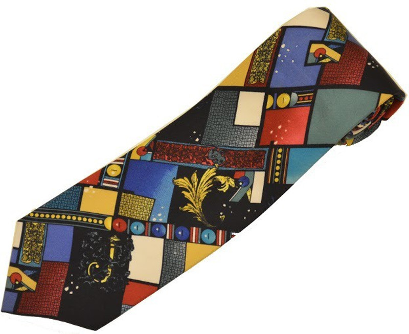 Sakshi International Premium Italian Silk Collection Printed Men Tie Sakshi International Premium Italian Silk Collection Printed Men Tie