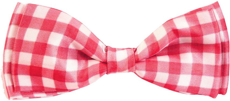 Blacksmith Red Ginghamdesign Bow Checkered Men Tie Blacksmith Red Ginghamdesign Bow Checkered Men Tie