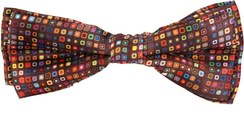 Blacksmith Brown Tiny Circlesdesign Bow Polka Print Men Tie Blacksmith Brown Tiny Circlesdesign Bow Polka Print Men Tie