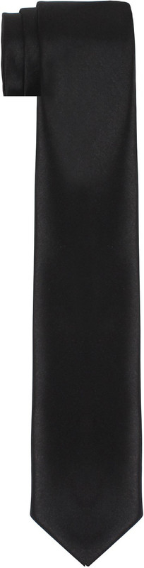 DnH Dnh Men'S Plain Necktie Black B337 Solid Men Tie