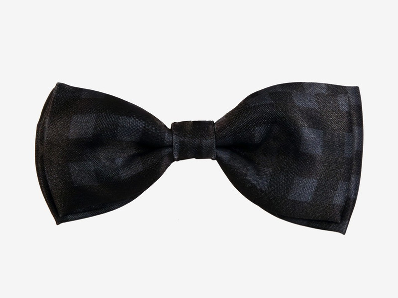 Blacksmith Grey Black Checksdesign Bow Checkered Men Tie Blacksmith Grey Black Checksdesign Bow Checkered Men Tie