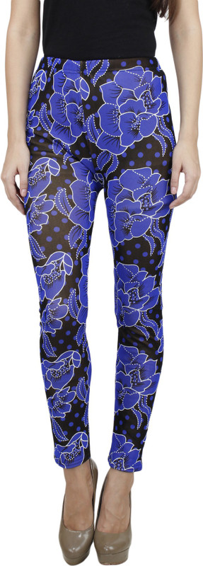 Camey Legging(Blue, Floral Print) Camey Legging(Blue, Floral Print)