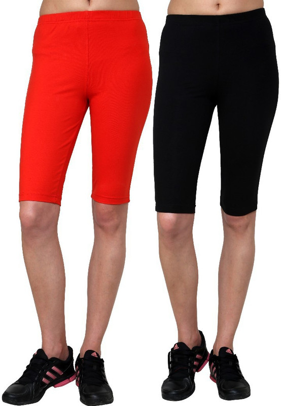 Casual Tees Solid Women Black, Red Tights Casual Tees Solid Women Black, Red Tights