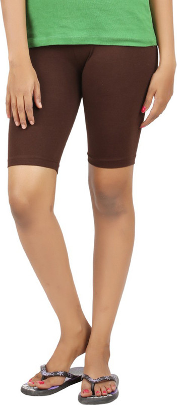 Hafeela Solid Women Brown Tights Hafeela Solid Women Brown Tights