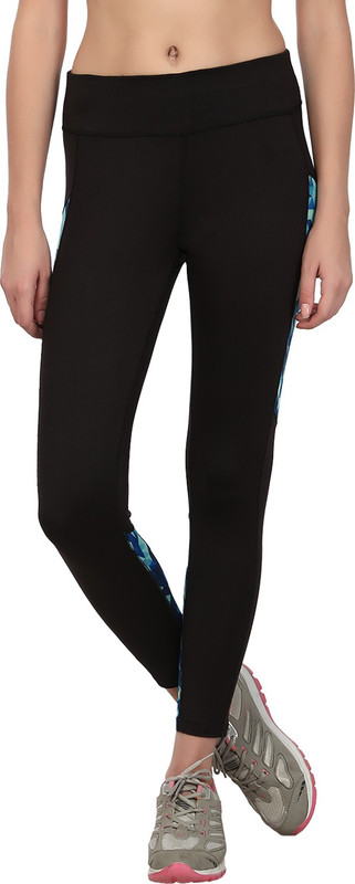 Fitrr Solid Women Black, Blue Tights Fitrr Solid Women Black, Blue Tights