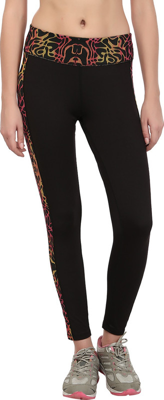 Fitrr Solid Women Black, Red Tights Fitrr Solid Women Black, Red Tights