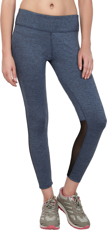 Fitrr Solid Women Blue, Black Tights Fitrr Solid Women Blue, Black Tights