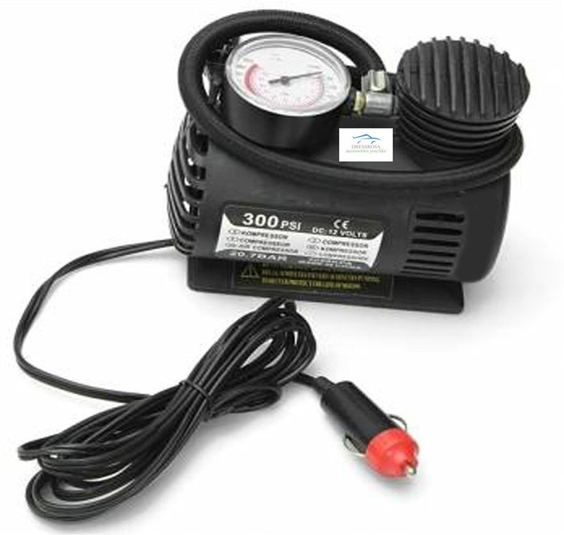 Dressrosa 300 psi Tyre Air Pump for Car & Bike