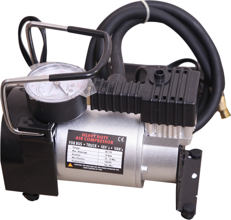 Saturn 150 PSI Tyre Air Pump for Car & Bike RS.998 (72.00% Off) - Flipkart