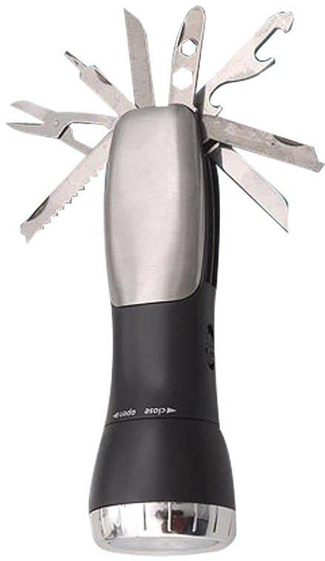 Luxantra Mini Emergency (10 Function With 5 Mode Torch & 2 Mode Flasher) Camping & Hiking Safety Toolkit