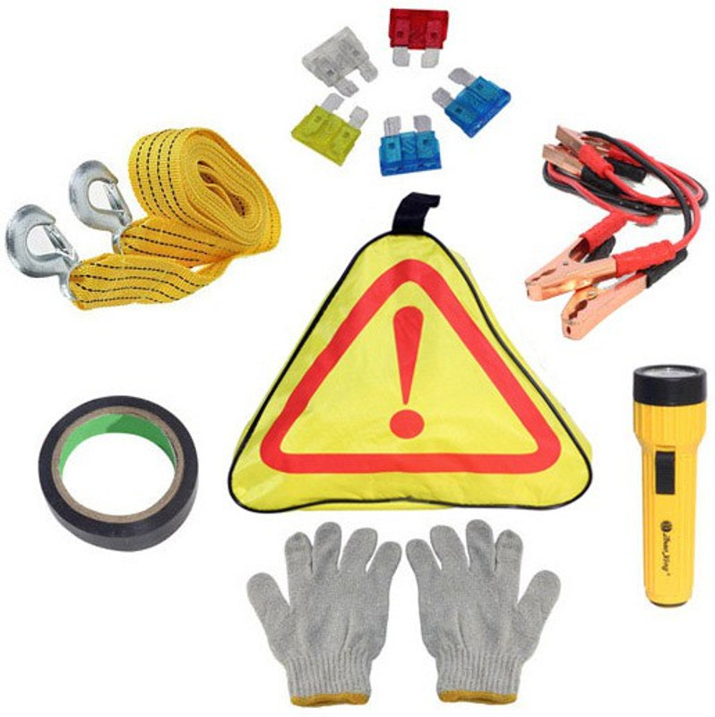 Speed 6 in 1 Emergency Tool Kit With Torch Camping & Hiking Repair Kit