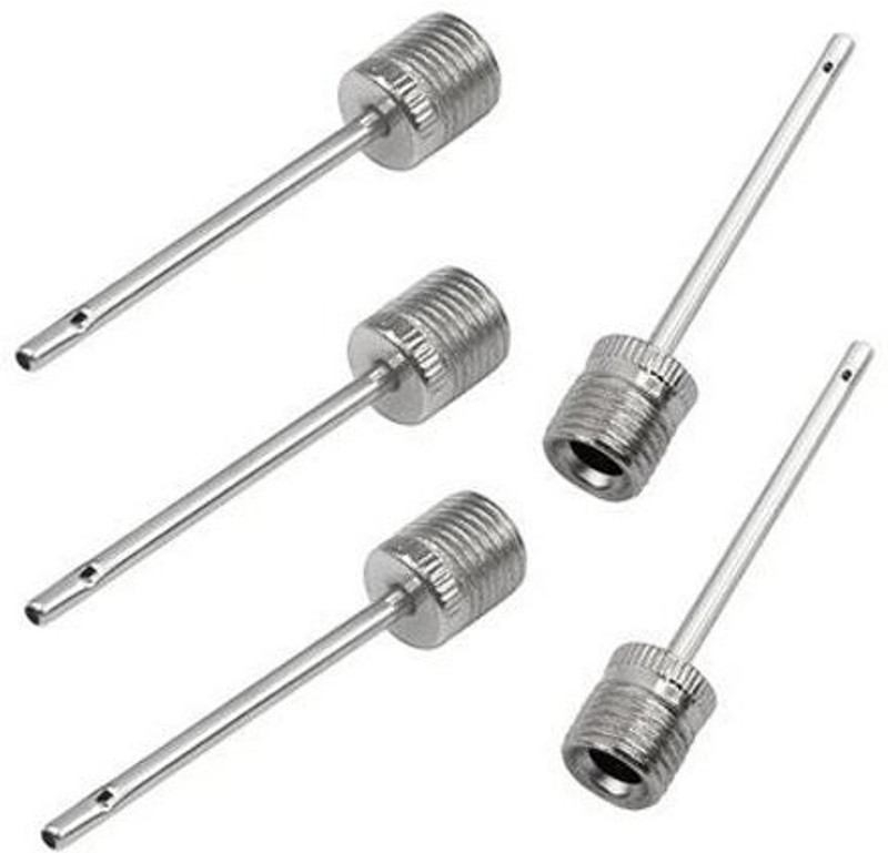 qzoxx Silvery Air Inflation Sports Ball Point Needle Football Repair Kit