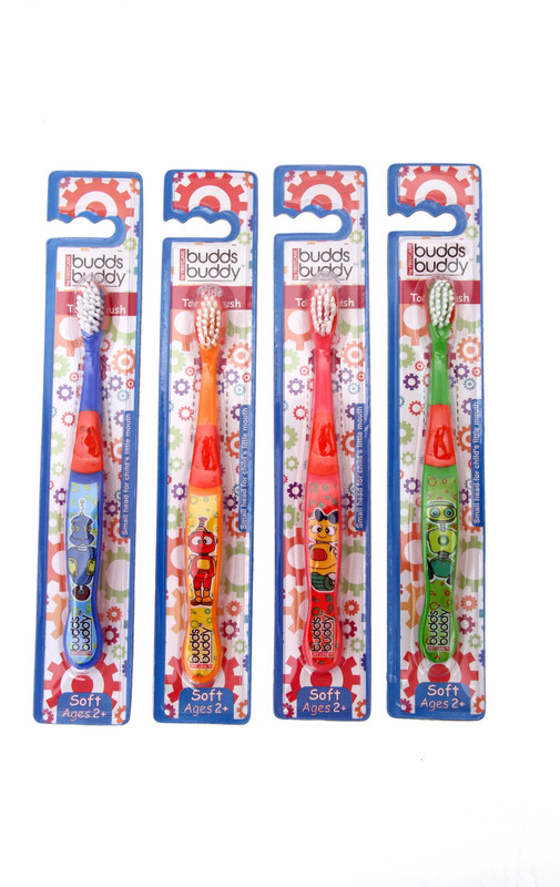 Buddsbuddy Combo of 4 kids Soft Toothbrush(Pack of 4)