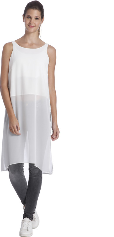 Only Casual Sleeveless Solid Women Black, Yellow Top